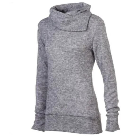 Kavu Light Heathered Grey Sweetie Turtleneck Sweater size M - Picture 14 of 16